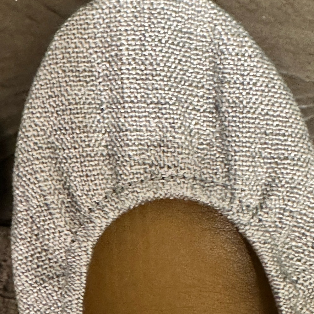 Tieks Gray and Teal Foldable Flats - Picture 4 of 13